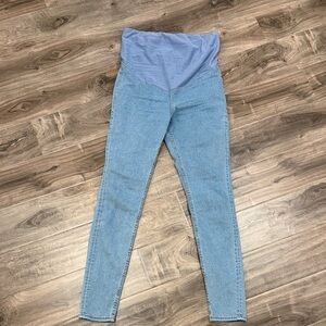 H&M Light Blue Maternity Jeggings